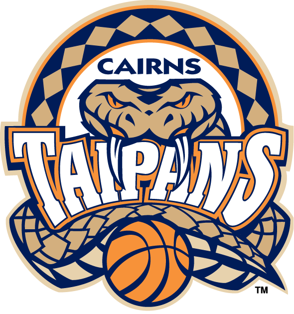 Cairns Taipans Pres Primary Logo iron on transfers for clothing
